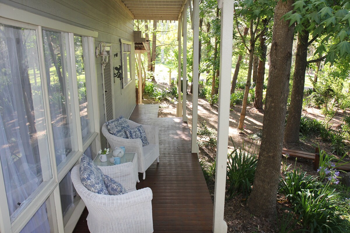 Verandah looking over the front garden